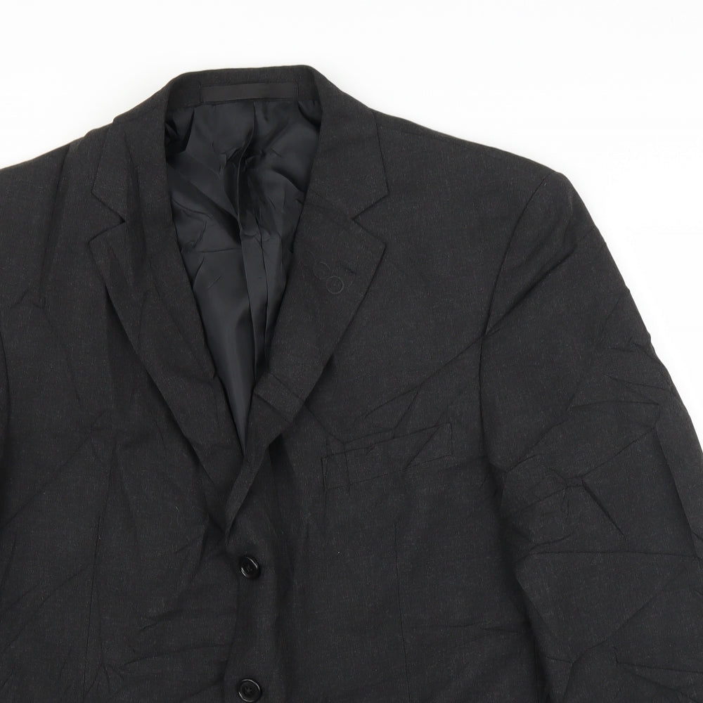 M&S Mens Grey   Jacket Suit Jacket Size 40
