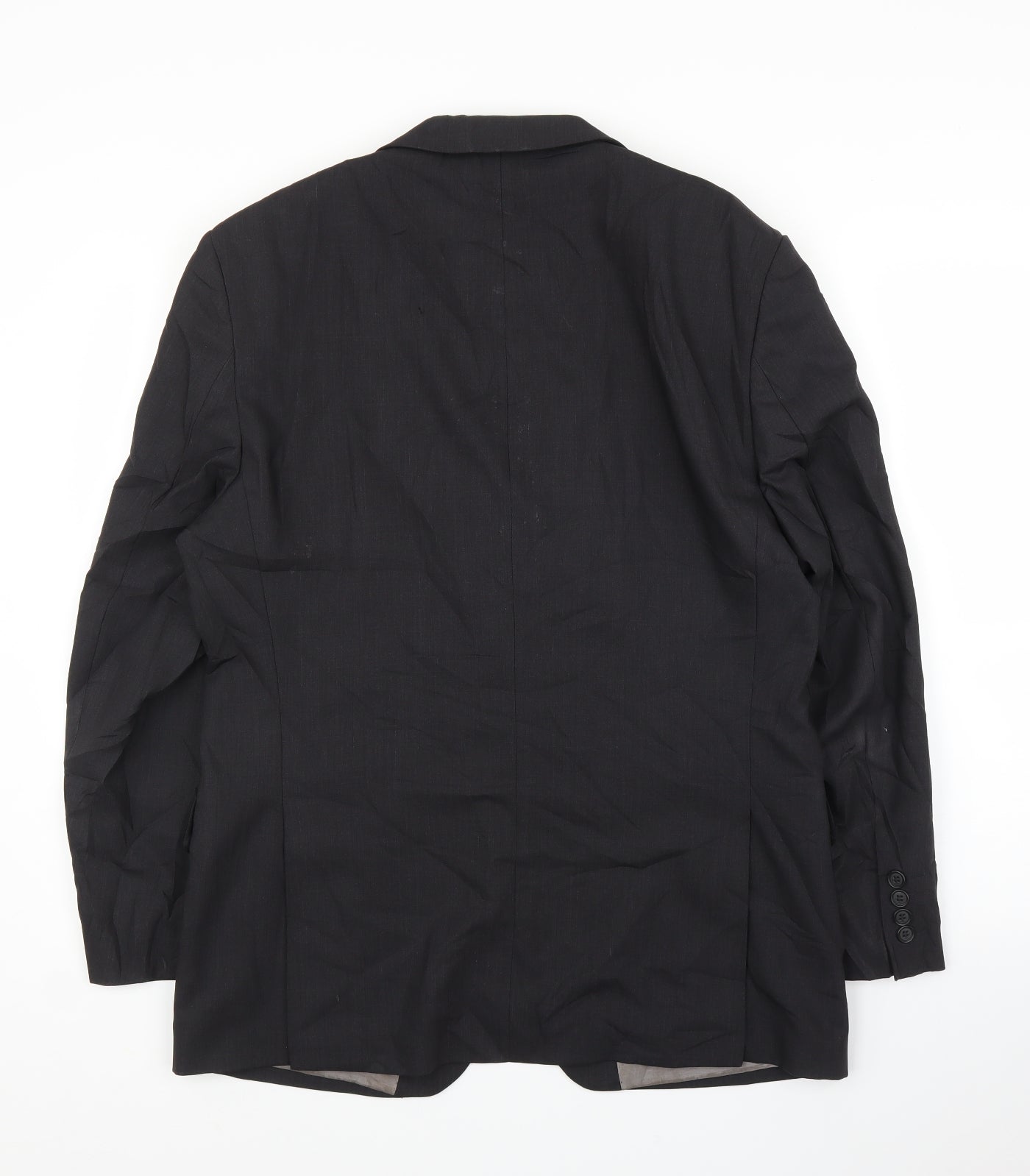 M&S Mens Black   Jacket Suit Jacket Size 40