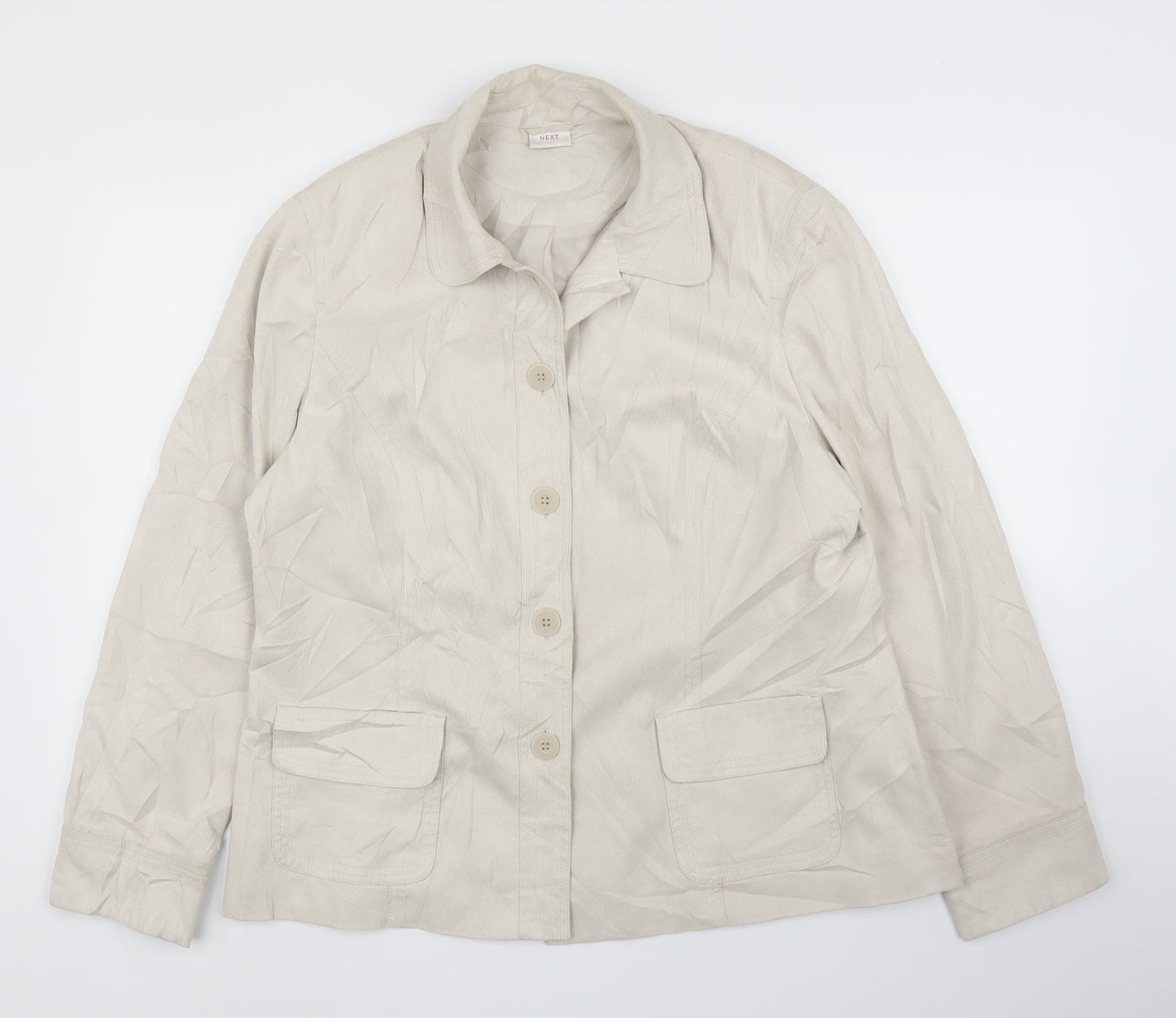 NEXT Womens Beige   Jacket  Size L