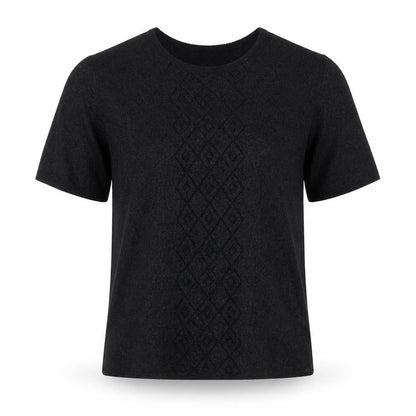 EWM Womens Black   Basic T-Shirt Size 10
