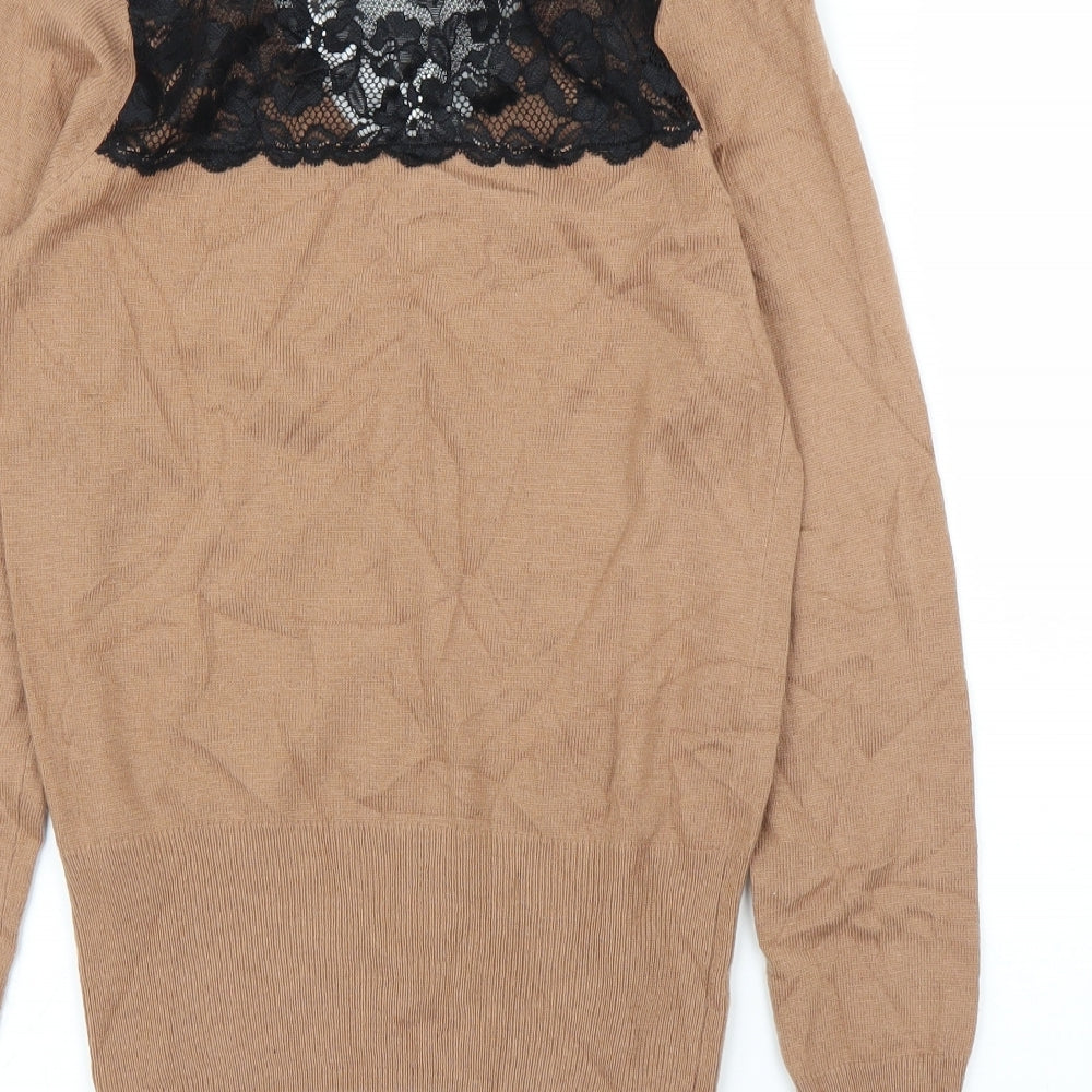 River Island Womens Brown   Pullover Jumper Size 6