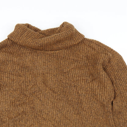 Trend Womens Brown   Pullover Jumper Size 12  - Split back