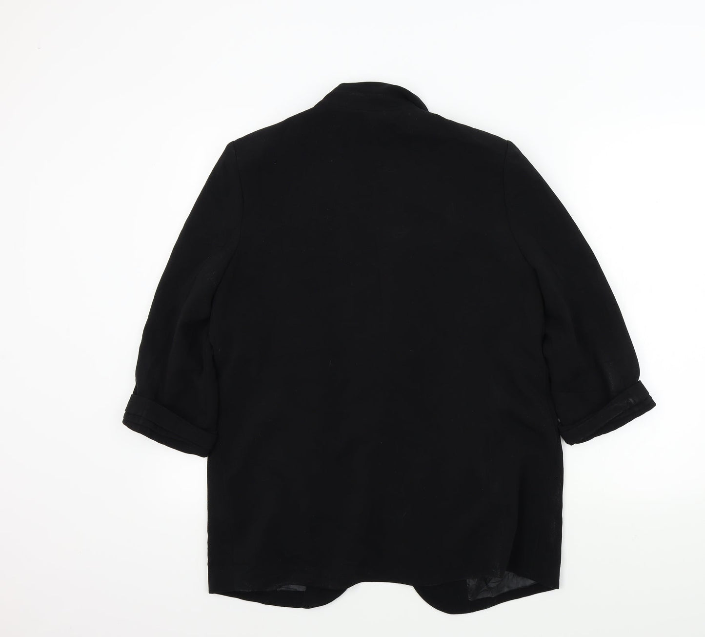 FOREVER 21 Womens Black Colourblock  Jacket Blazer Size L