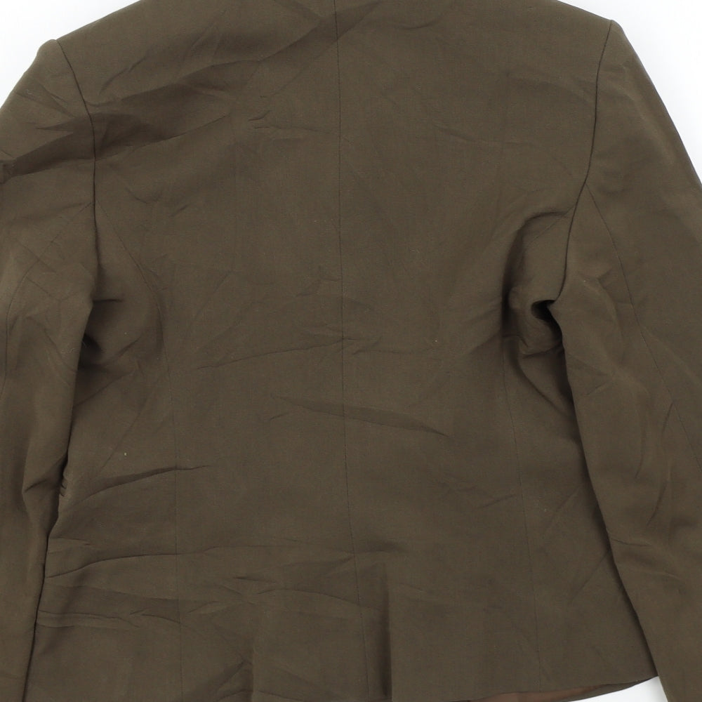 Storm Womens Brown Colourblock  Jacket Blazer Size 38