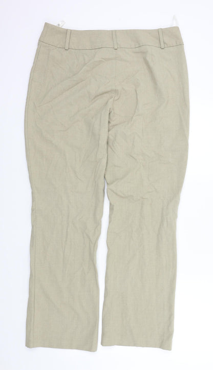 BHS Womens Brown   Trousers  Size 18 L31 in