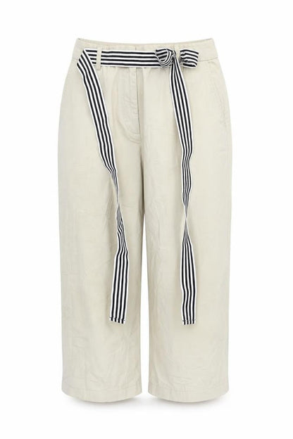 Front view of Principles women’s beige trousers, size UK 10