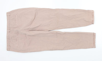 Marks & Spencer Womens Pink   Trousers  Size 16 L27 in