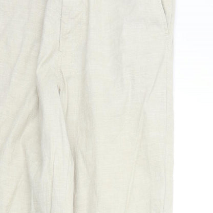 Unique Womens Beige   Trousers  Size M L30 in