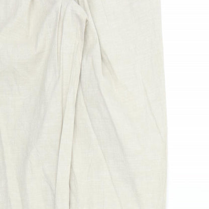 Unique Womens Beige   Trousers  Size M L30 in