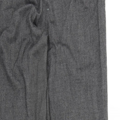 Brand and care label for Mexx women’s grey trousers, size UK 14, 29-inch leg