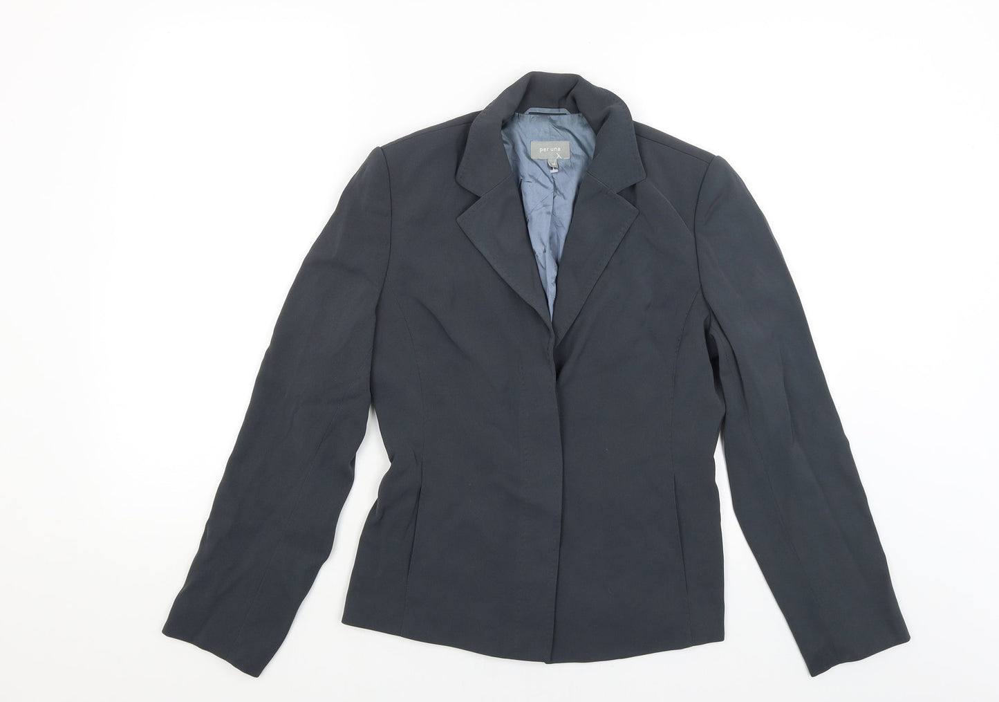 Per Una Womens Grey   Jacket Coat Size 10