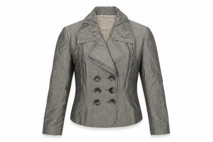 Tahari Womens Gold   Jacket  Size 4