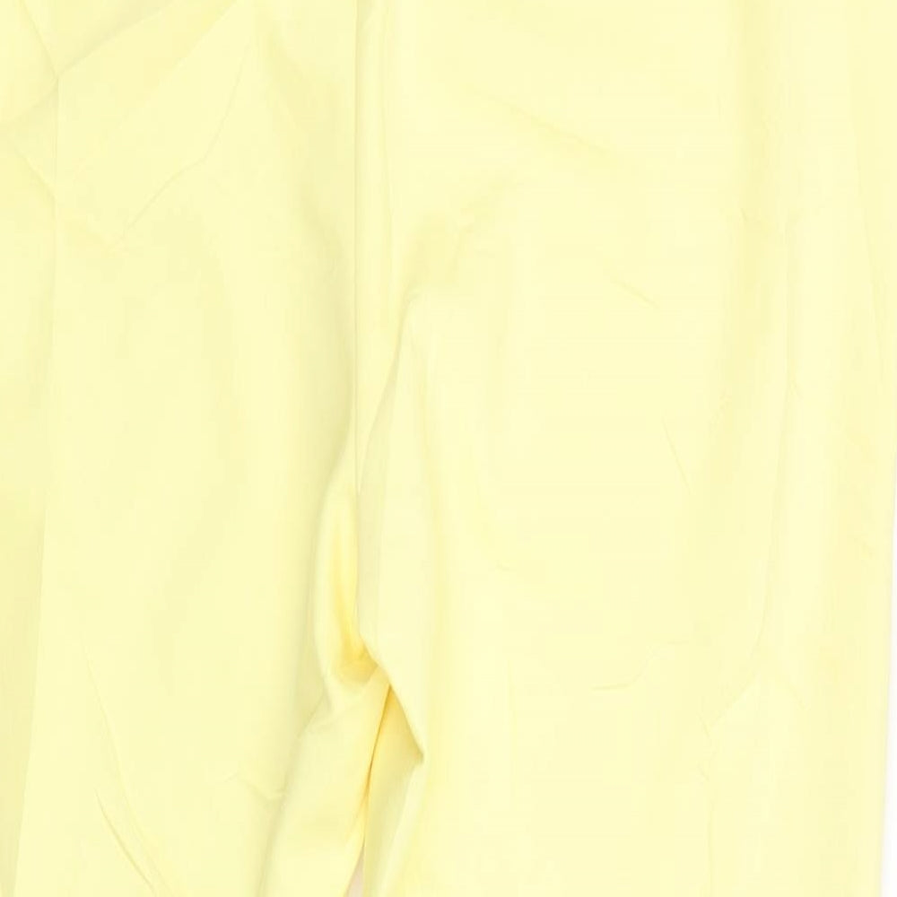 Limited Edition Womens Yellow   Capri Trousers Size 36 in L23 in