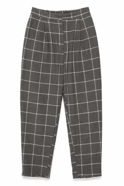 Divided Womens Brown Check  Trousers  Size 6 L23 in