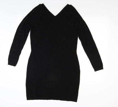 Preloved NEXT Womens Black   Jacket Dress  Size 12 - Back