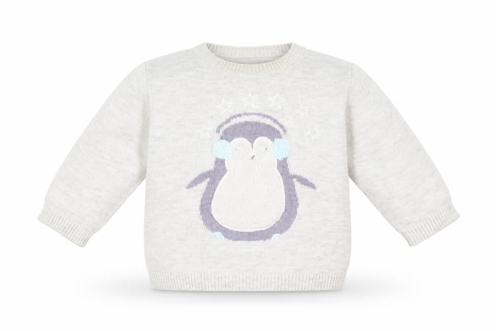 Mini Club Baby Grey   Pullover Jumper Size 6-9 Months