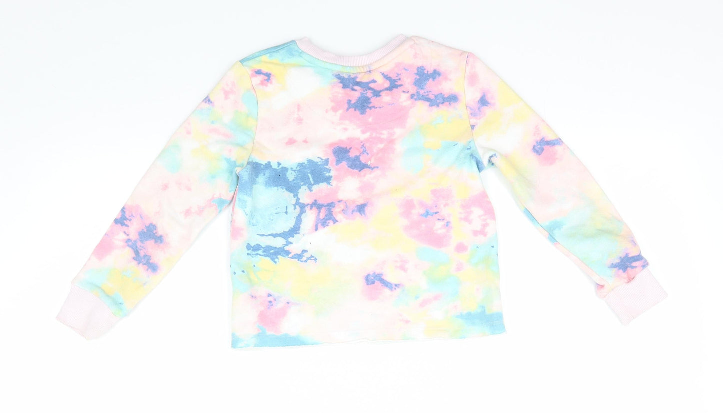 Primark Girls Multicoloured   Pullover Sweatshirt Size 5-6 Years