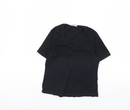 m&s Womens Black   Pullover Jumper Size 14