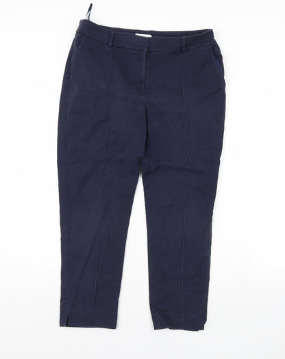 Warehouse Womens Blue   Trousers  Size 12 L28 in