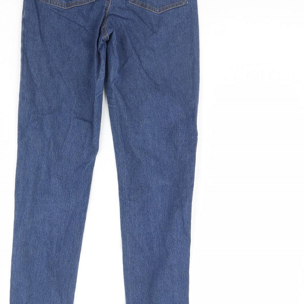 Denim & Co. Womens Blue   Skinny Jeans Size 8 L28 in