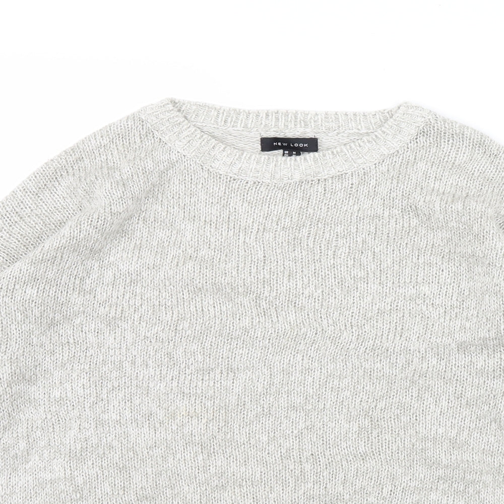New Look Womens Grey   Pullover Jumper Size M