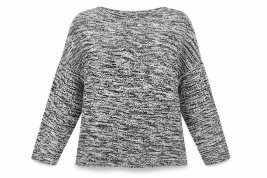 Front view of Atmosphere women’s black jumper, size UK 14