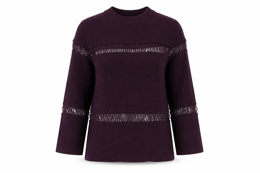 Topshop Womens Purple   Basic Blouse Size 6