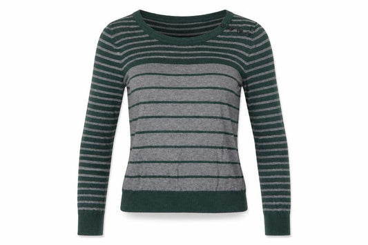 Spingfield Womens Green Striped  Basic Blouse Size 10