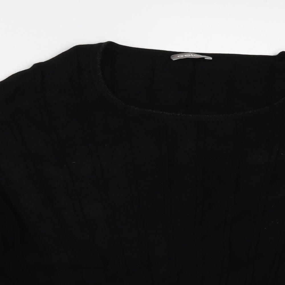 Gelco Womens Black   Basic Blouse Size 12