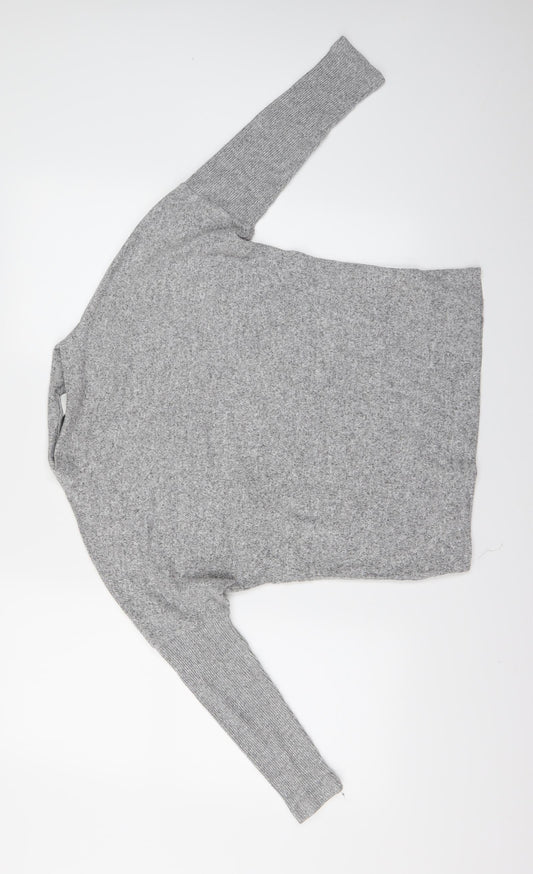 H&M Womens Grey   Pullover Jumper Size XS