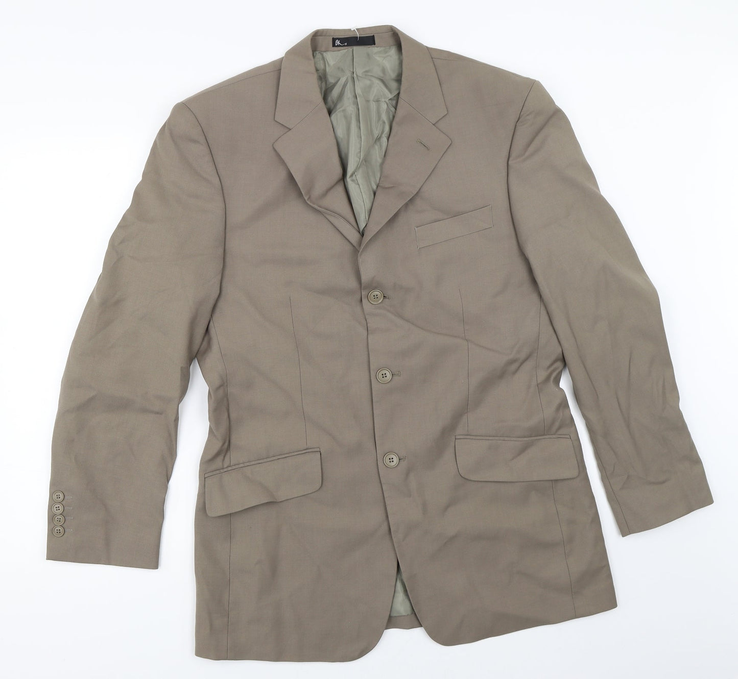 BHS Mens Green   Jacket Blazer Size 38