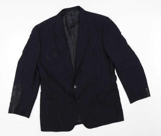 St Micahel Mens Black   Jacket Blazer Size 42