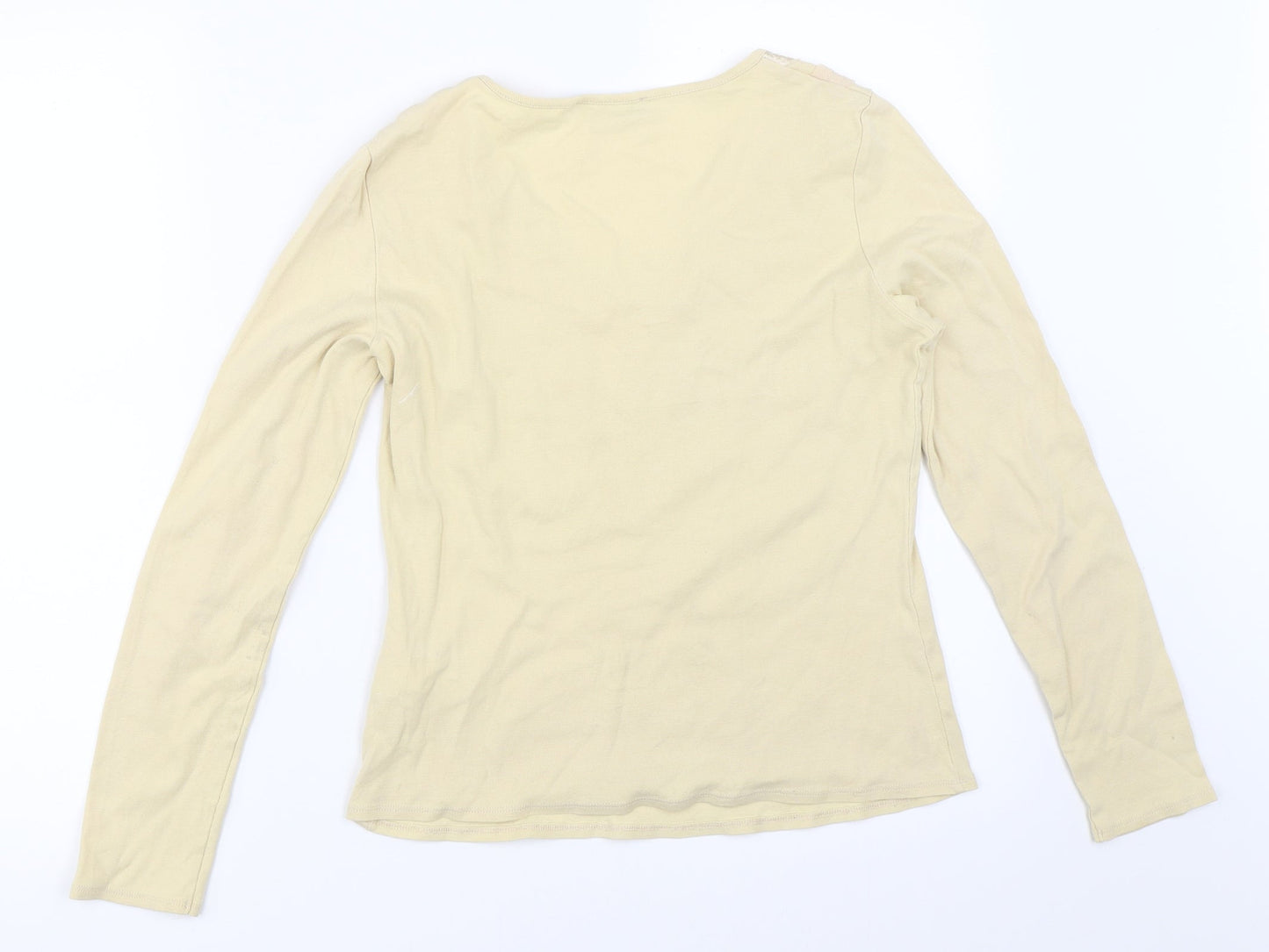 Principles Womens Beige   Basic T-Shirt Size 14