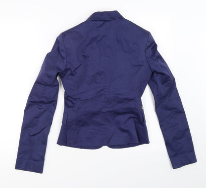 TER DE CARACTERE Womens Blue   Jacket Blazer Size 6