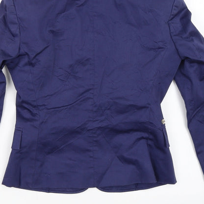 TER DE CARACTERE Womens Blue   Jacket Blazer Size 6