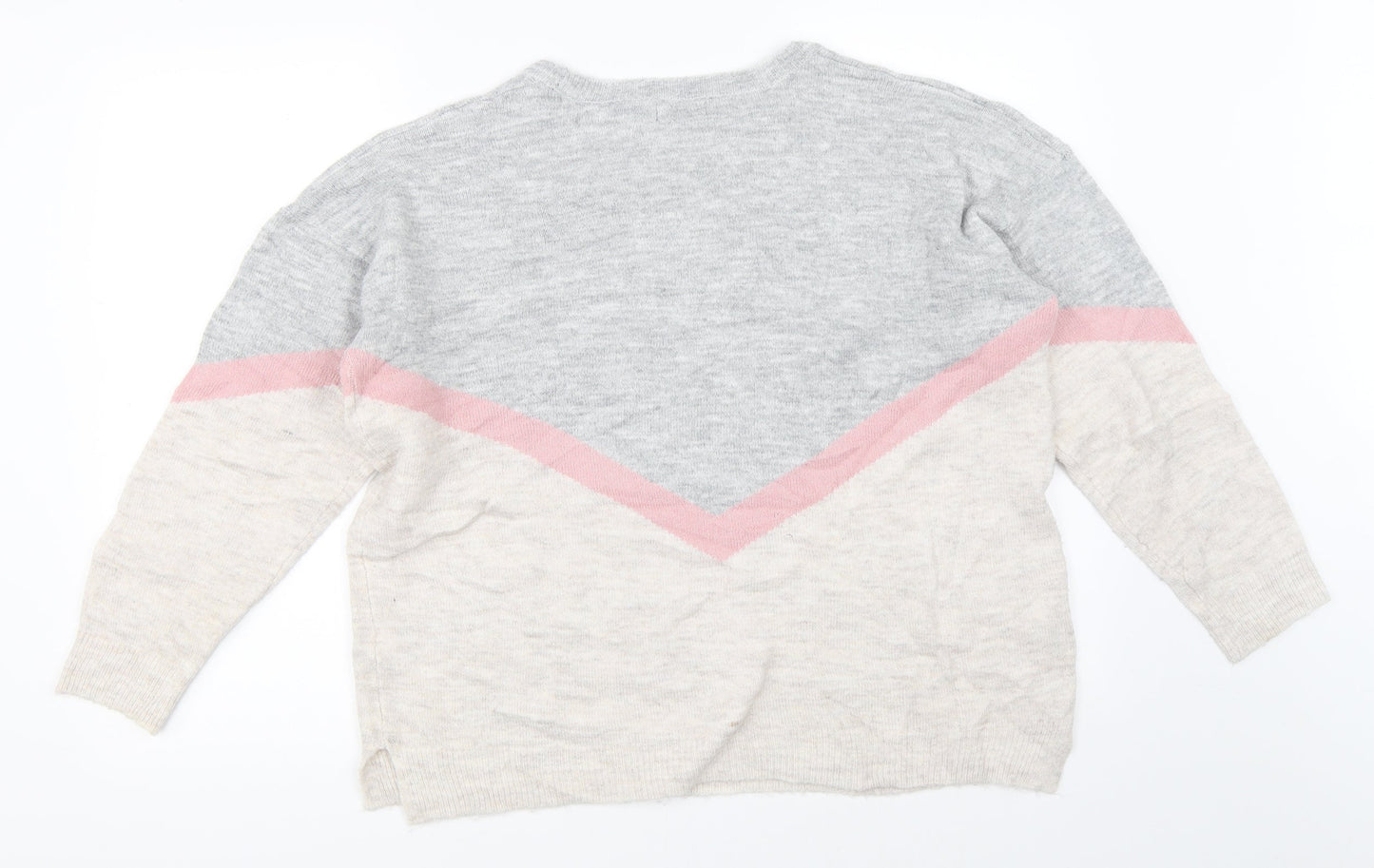 M&Co Womens Grey   Pullover Jumper Size 16