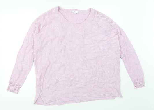 Country Casuals Womens Purple   Pullover Jumper Size M