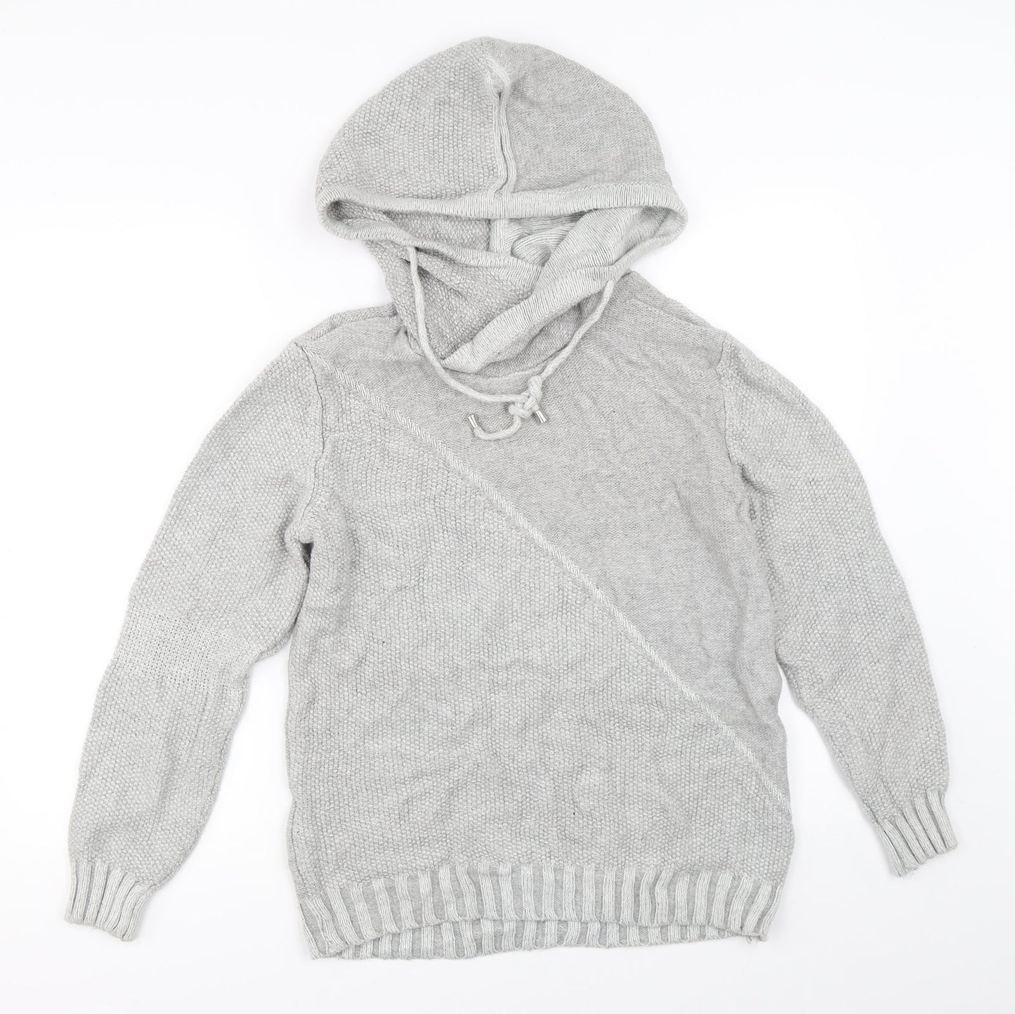 Ce & Ce Womens Grey   Pullover Hoodie Size L