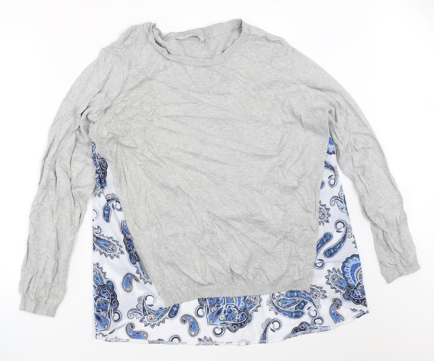George Womens Grey   Pullover Jumper Size 14