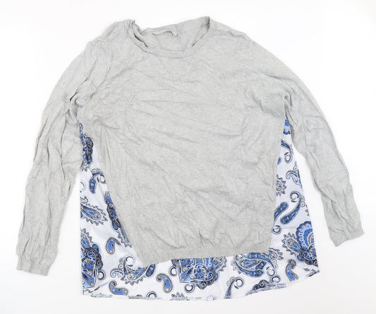 George Womens Grey   Pullover Jumper Size 14