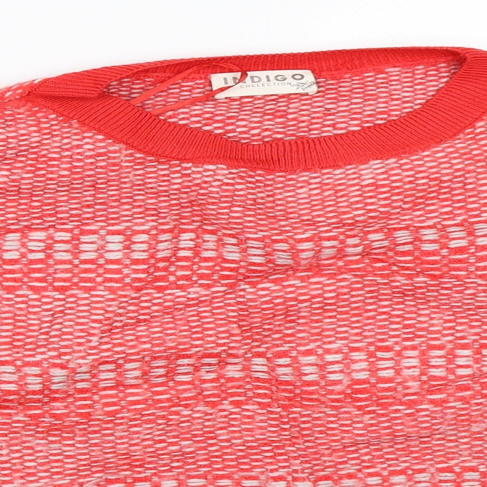 Marks and Spencer Womens Red   Pullover Jumper Size 14
