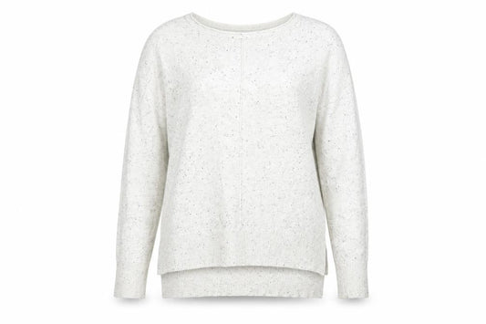 Front view of Atmosphere women’s grey jumper, size UK 12
