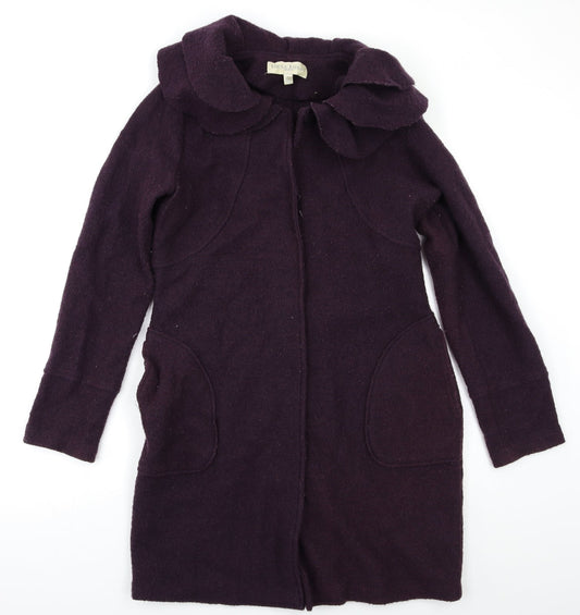 Edina Ronay Womens Purple   Overcoat Blazer Size M