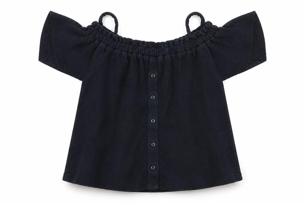 Primark Girls Black   Basic Blouse Size 9-10 Years