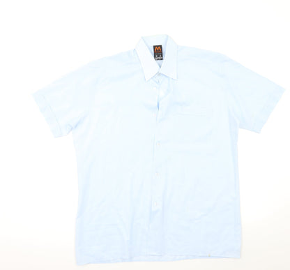 mandate Mens Blue    Button-Up Size L