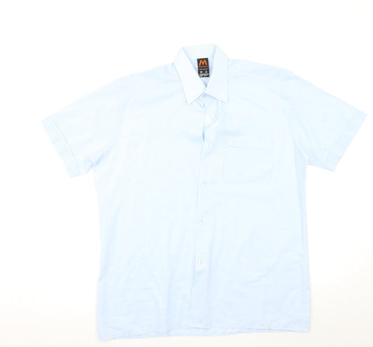 mandate Mens Blue    Button-Up Size L