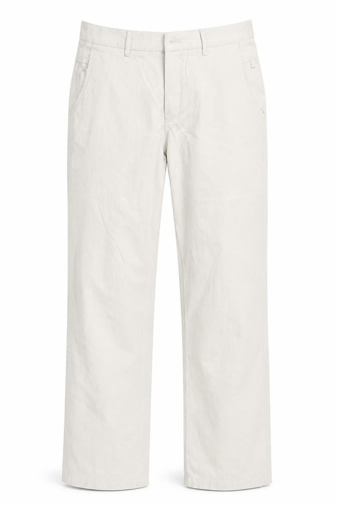 Blackberrys Womens Beige Striped  Chino Trousers Size S L30 in