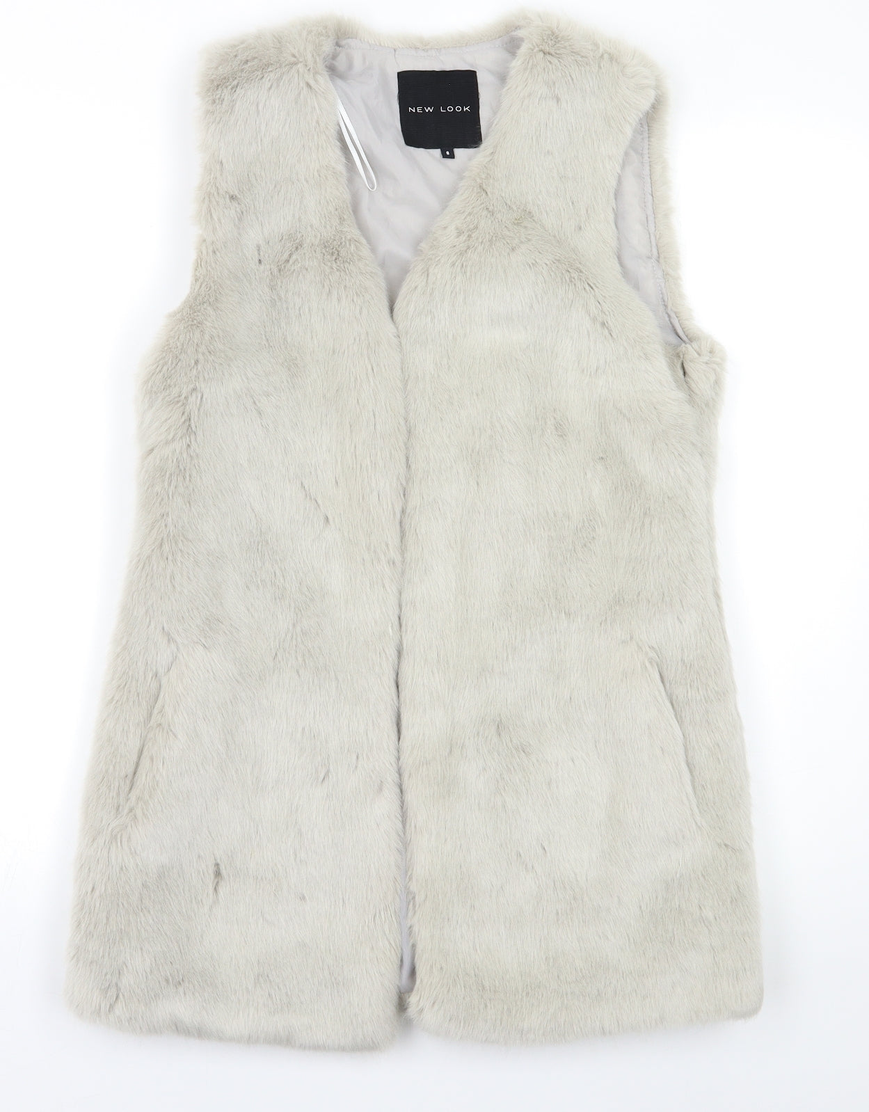 New Look Womens Grey   Jacket Waistcoat Size 8