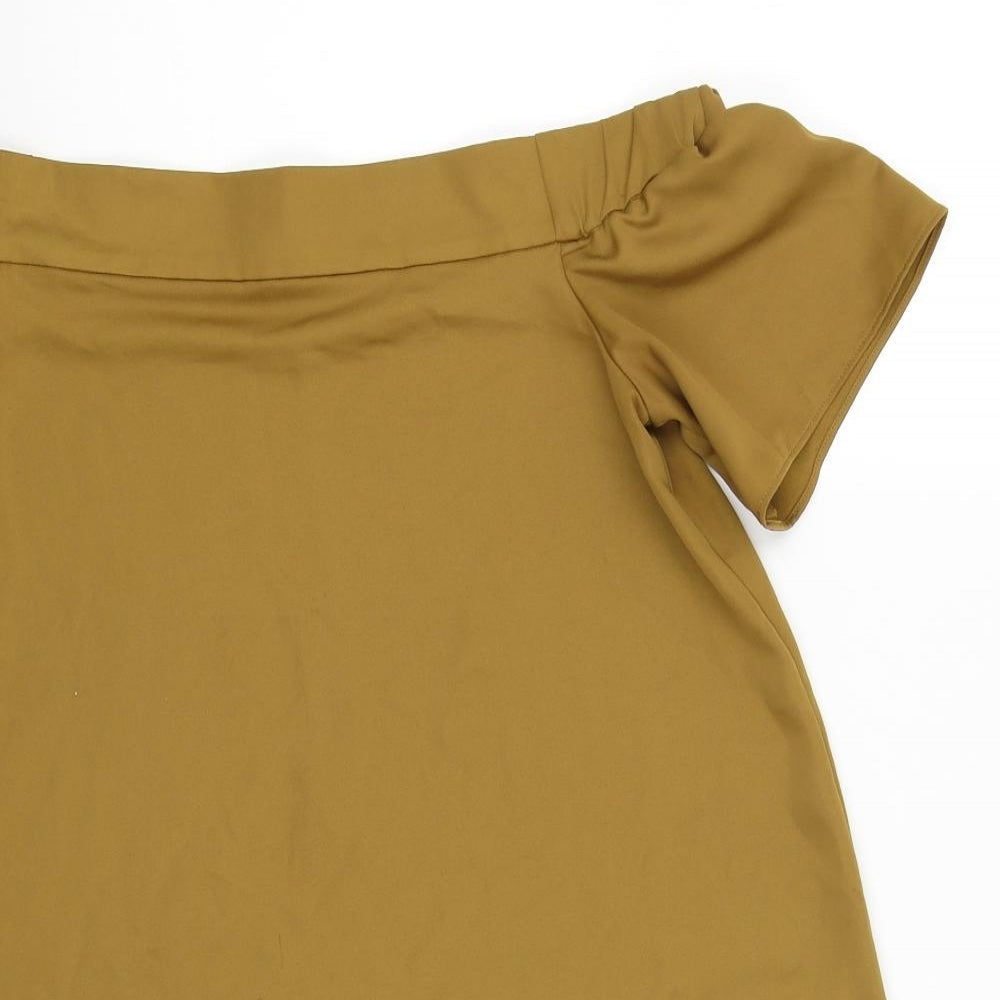 New Look Womens Beige   Camisole Blouse Size 10