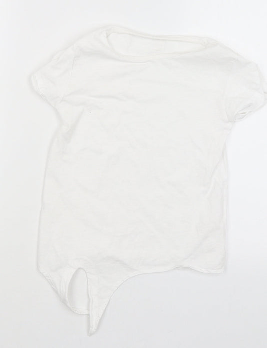Very Girls White   Basic T-Shirt Size 8 Years
